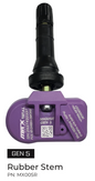 MAX Gen 5 Universal TPMS Sensor 315/433 MHz with Rubber Valve