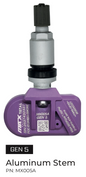 MAX Gen 5 Universal TPMS Sensor 315/433 MHz with Aluminum Valve