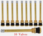 TR572 3-3/4" Brass Truck Tire Valve - 10/Bag