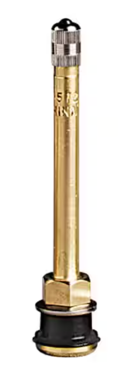 TR572 3-3/4" Brass Truck Tire Valve - 10/Bag