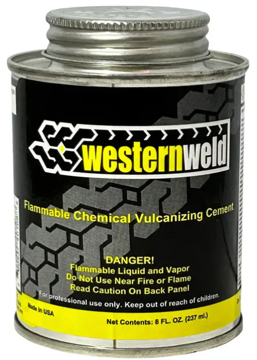 Western Weld Fast-Dry Chemical Vulcanizing Cement - 8 oz
